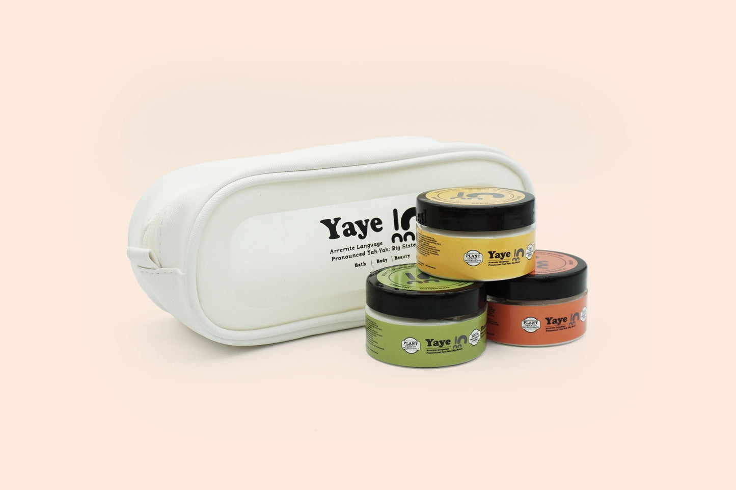 Yaye Body Butter Mini Trio & FREE cosmetics case!