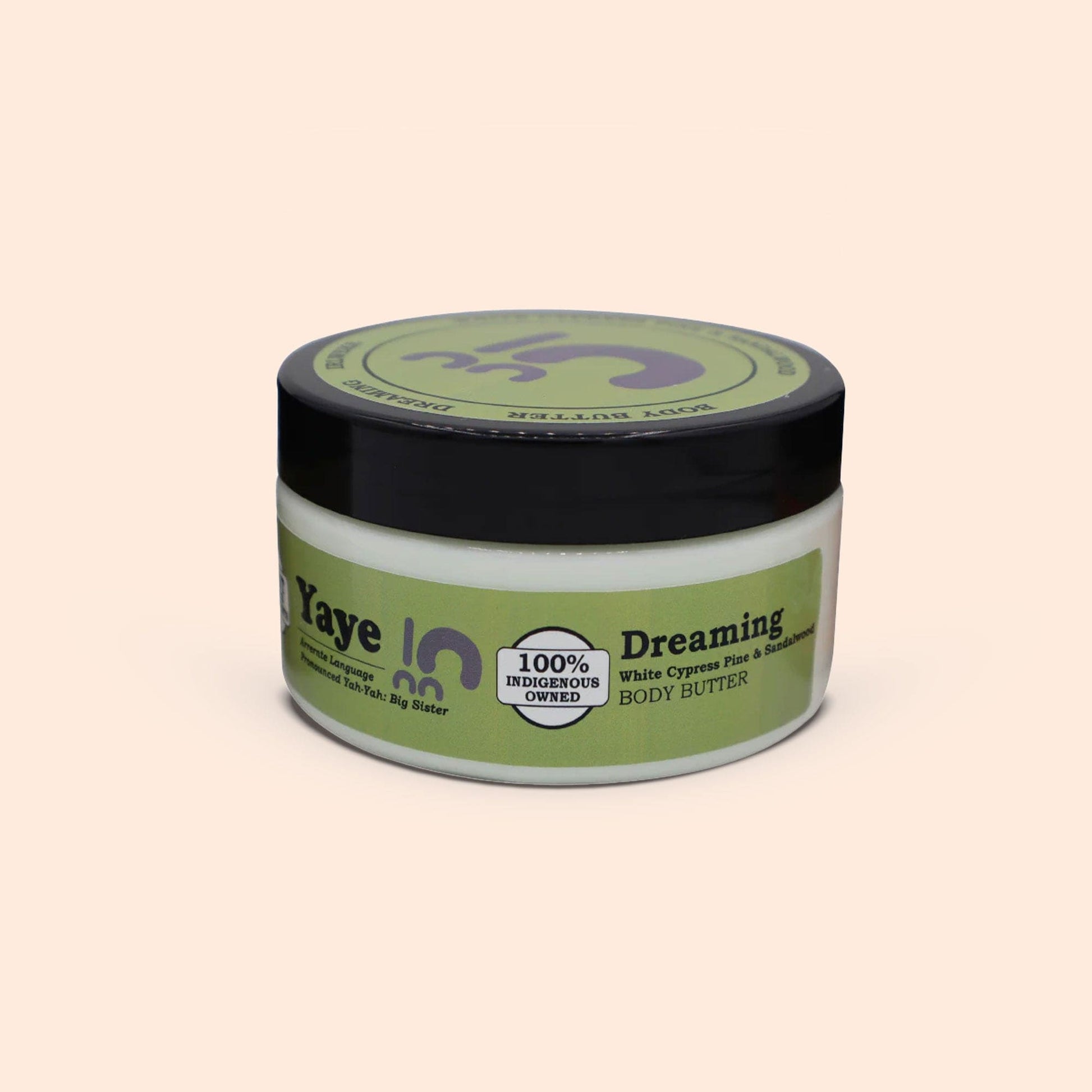 Aboriginal Body Butter Australian skin care product in jar with native plant extracts
