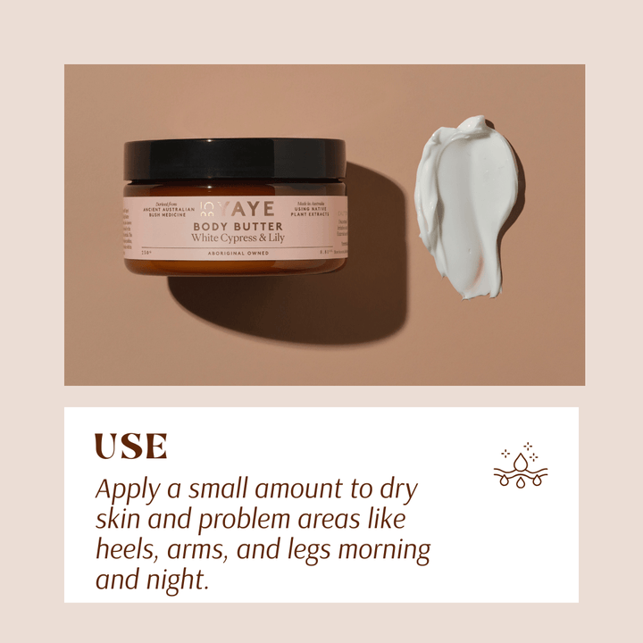 Body Butter – White Cypress & Lily | Soothing Hydration & Floral Calm - Body Butter - Yaye