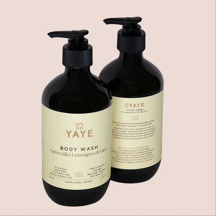 Body Wash - Native Silky Lemongrass & Lime | Refreshing Cleanse & Natural Scent - Body Wash - Yaye
