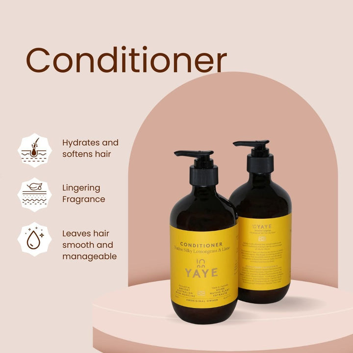 Conditioner – Native Silky Lemongrass & Lime | Hydrating Haircare by Yaye - Shampoo and Conditioner - Yaye
