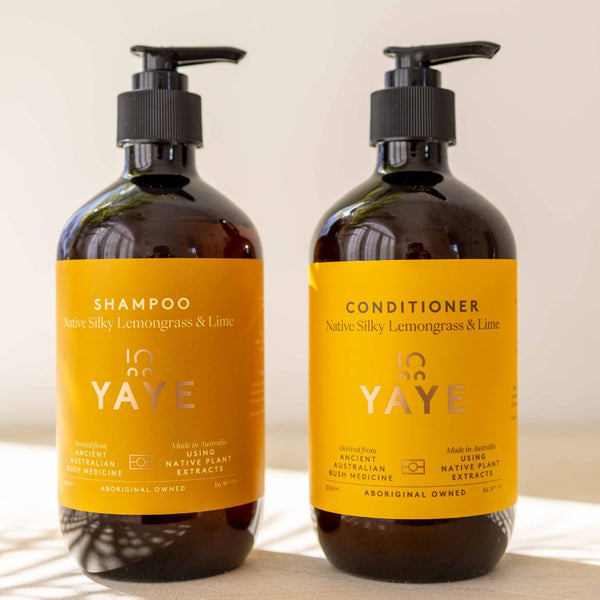 Shampoo & Conditioner - Native Silky Lemongrass & Lime (2 x 500ml) | Strength, Shine & Natural Citrus Scent