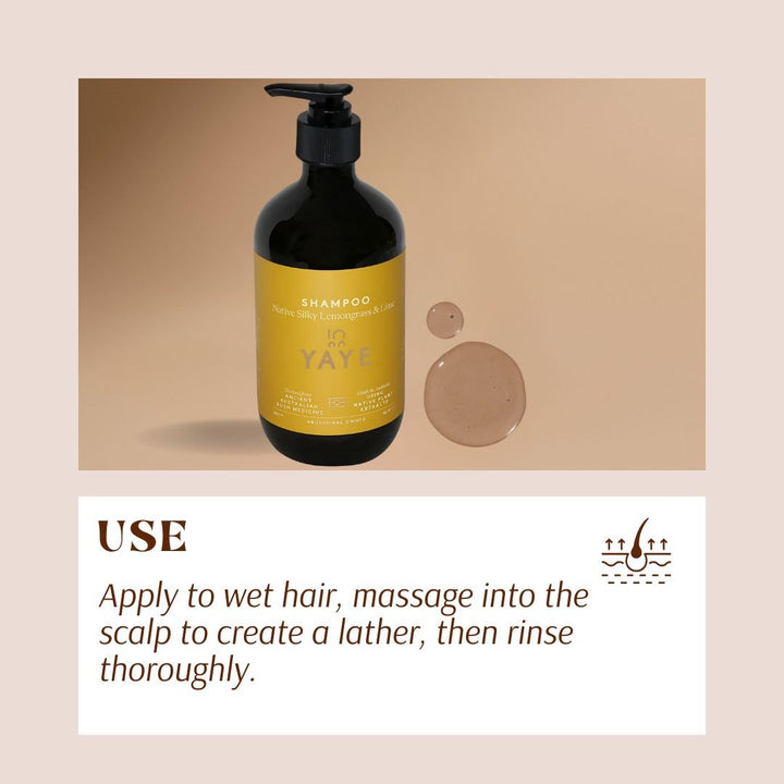 Shampoo – Native Silky Lemongrass & Lime | Gentle Cleanse & Hydration by Yaye - Shampoo and Conditioner - Yaye