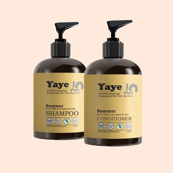 Shampoo & Conditioner (500ml each) Two Pack - Native Silky Lemongrass and Lime