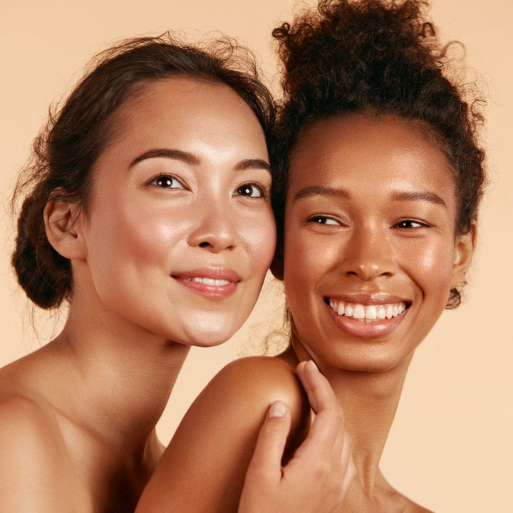 Two women with glowing skin after using Yaye Glow Bundle – Aboriginal-owned natural skincare powered by native botanicals