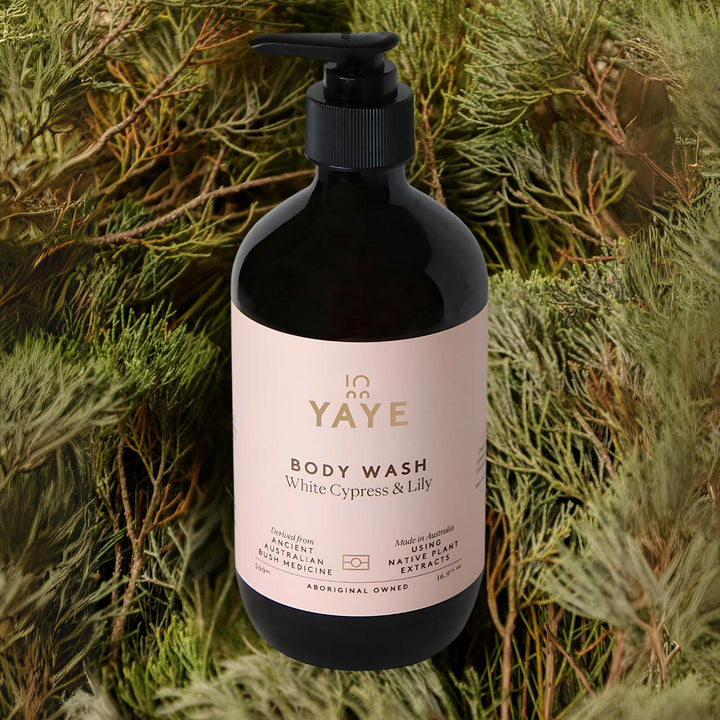Yaye White Cypress and Lily Body Wash with native Australian botanicals
