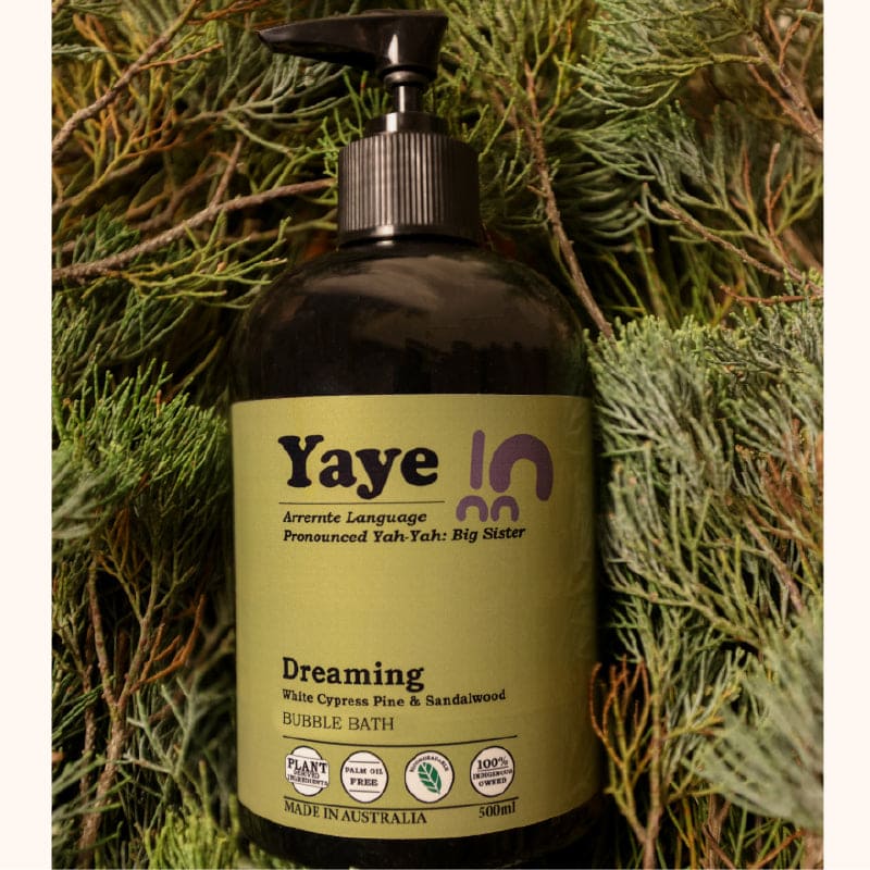 Dreaming Aboriginal Bubble bath is a luxury bubble bath product made in Australia.